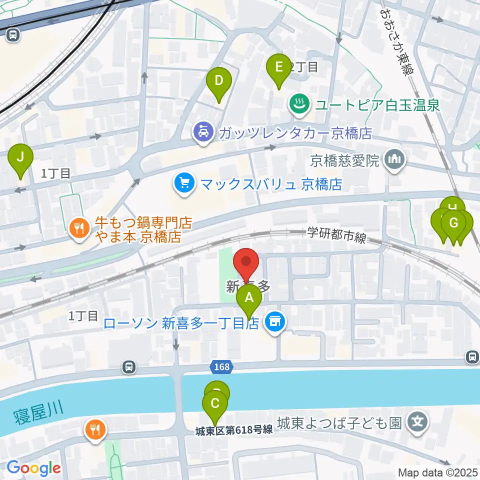 STEEL BOX周辺のホテル一覧地図