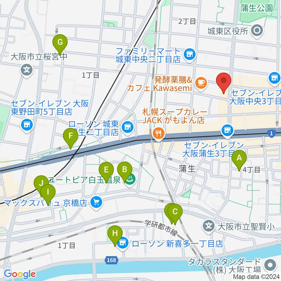 北出音楽事務所 KITADEホール周辺のホテル一覧地図