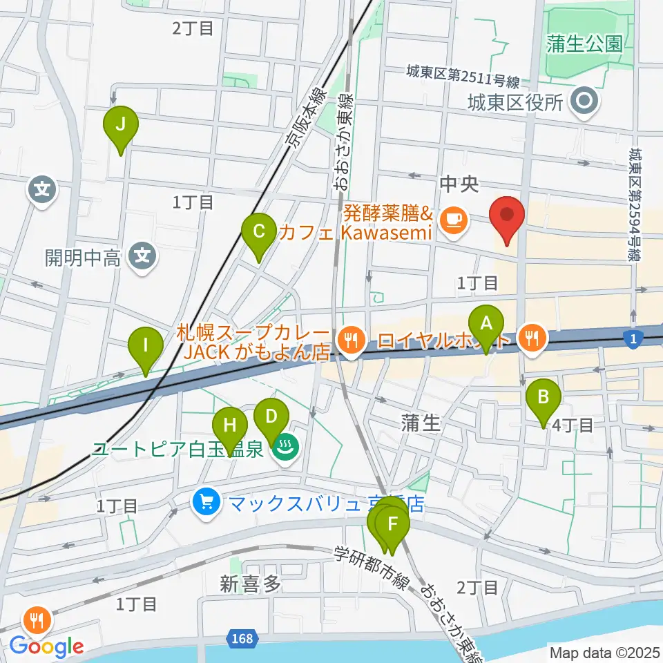 北出音楽事務所 KITADEホール周辺のホテル一覧地図