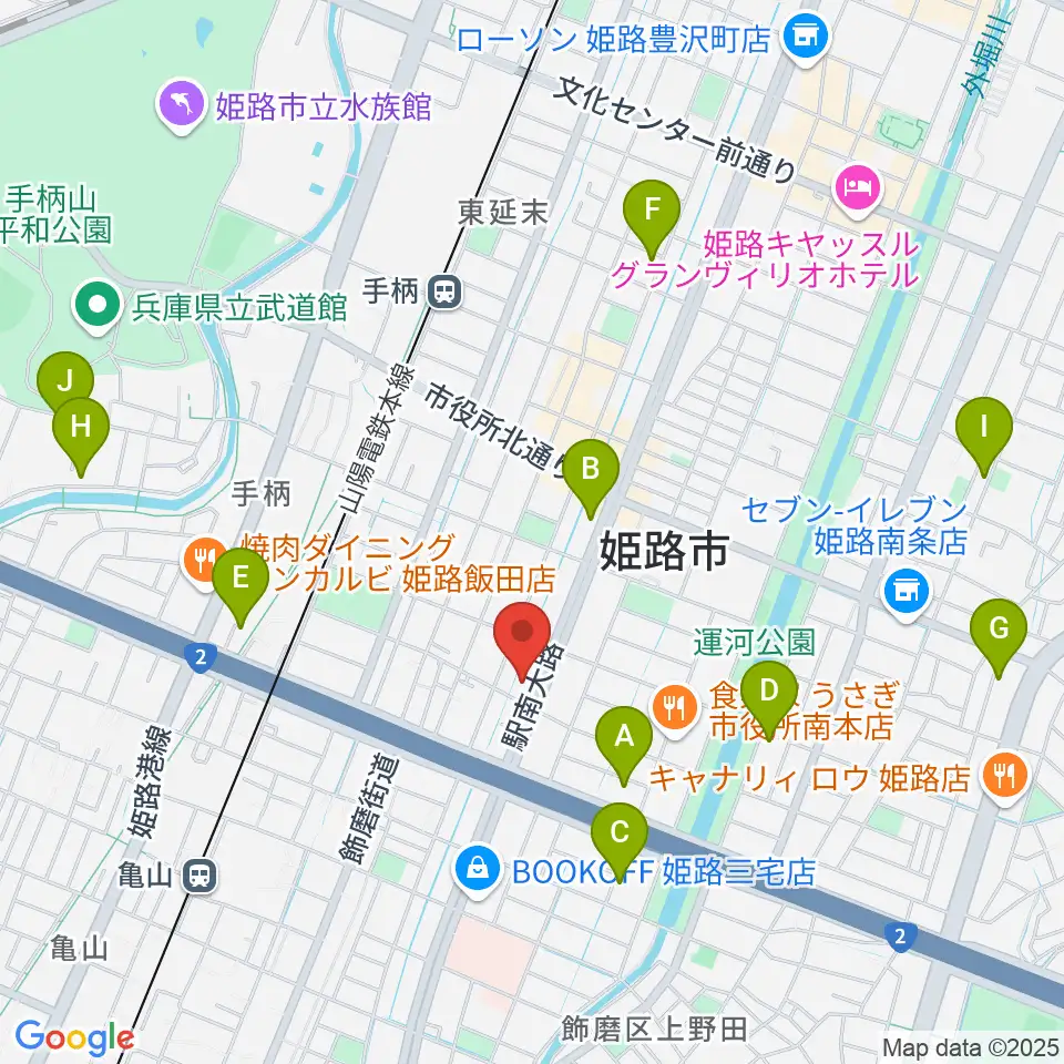 カワイ姫路ショップ周辺のホテル一覧地図