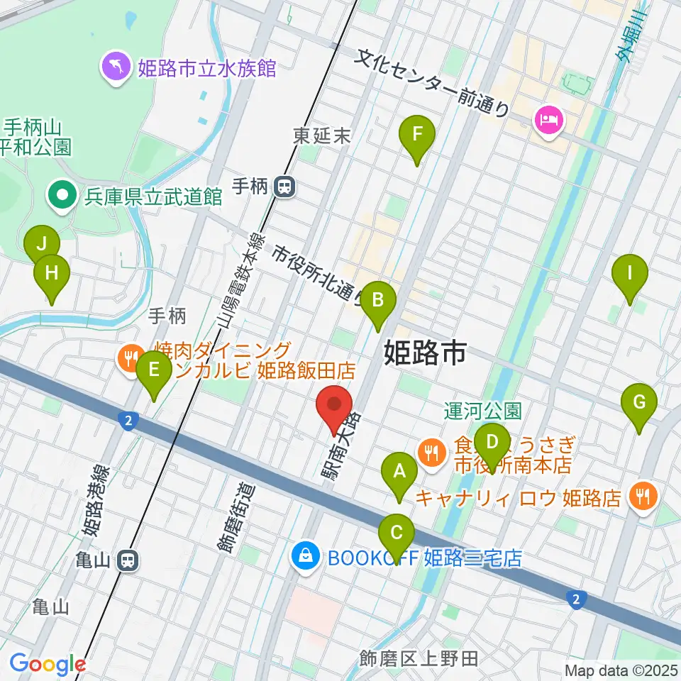 カワイ姫路ショップ周辺のホテル一覧地図