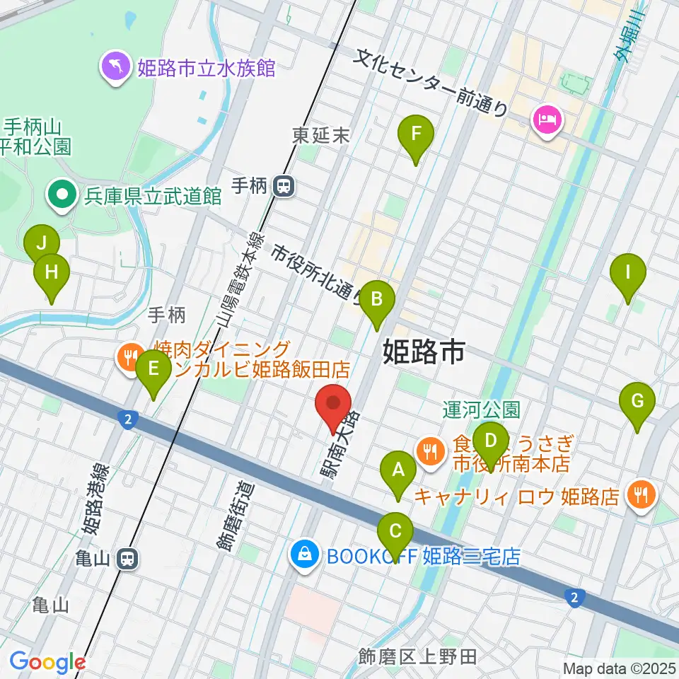 カワイ姫路ショップ周辺のホテル一覧地図