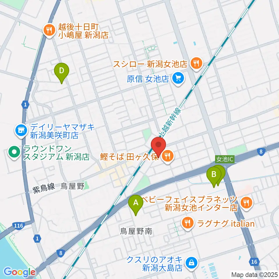 エヌトライブ周辺のホテル一覧地図