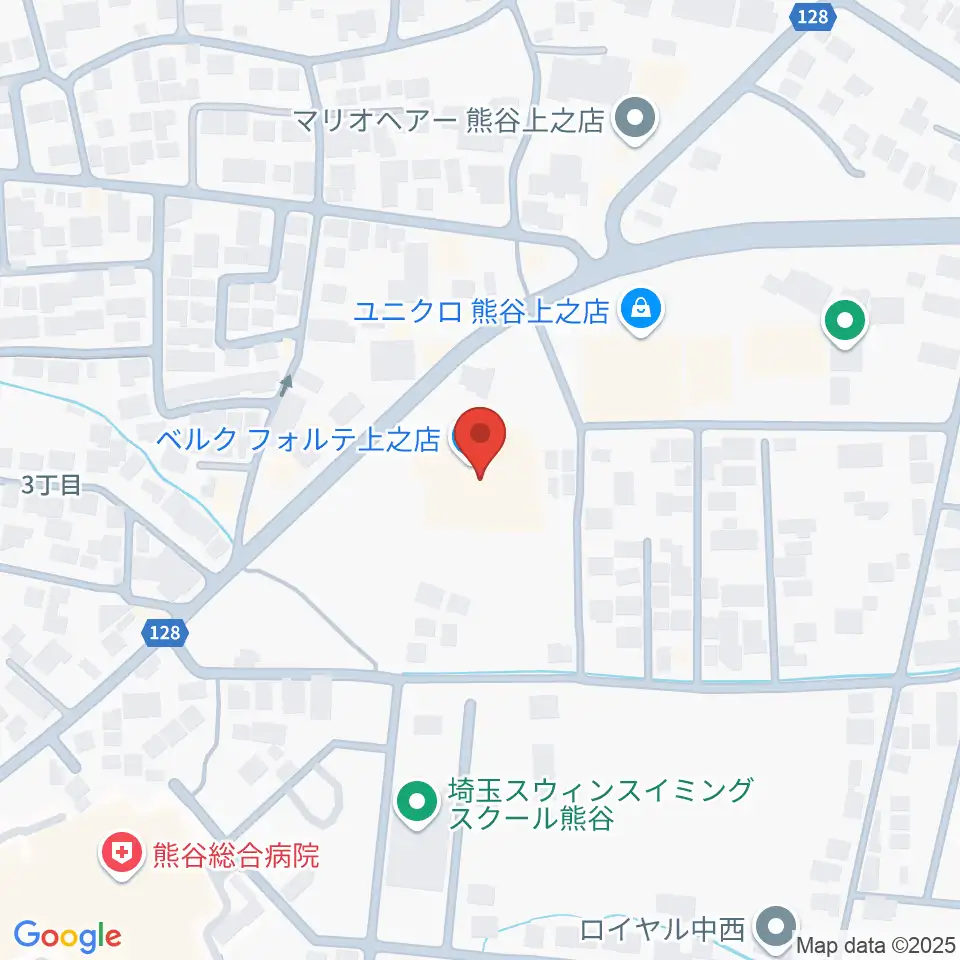 カワイ熊谷ショップ周辺のホテル一覧地図