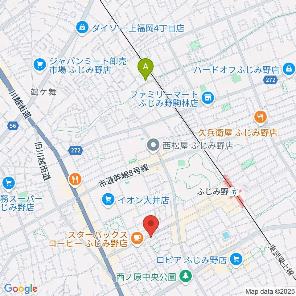 カワイふじみ野ショップ周辺のホテル一覧地図