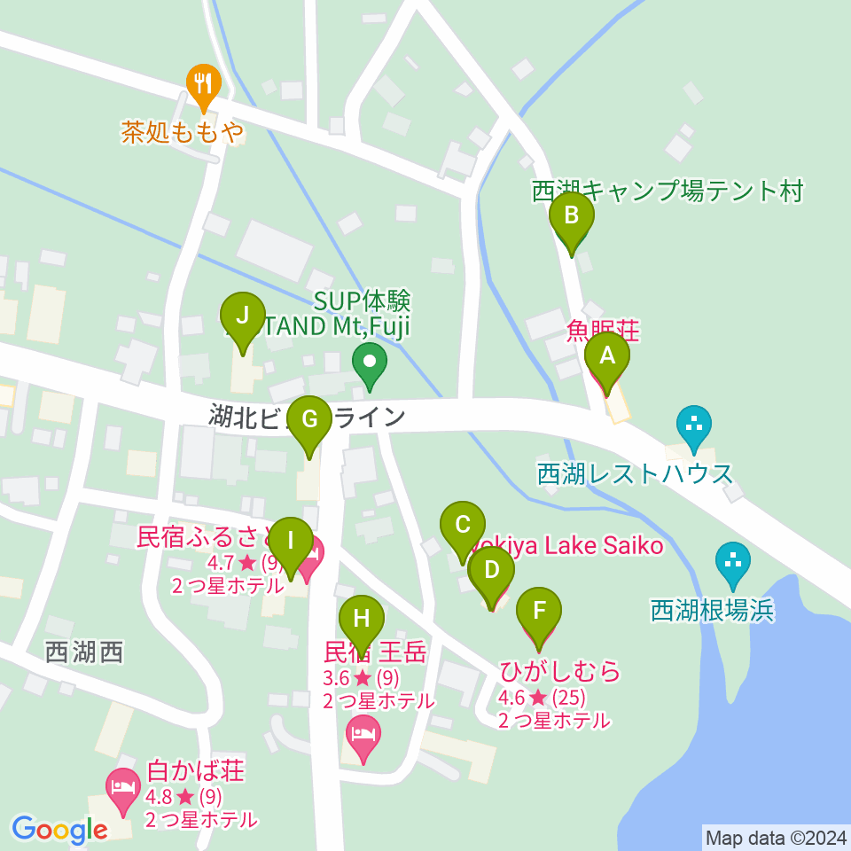 魚眠荘周辺のホテル一覧地図