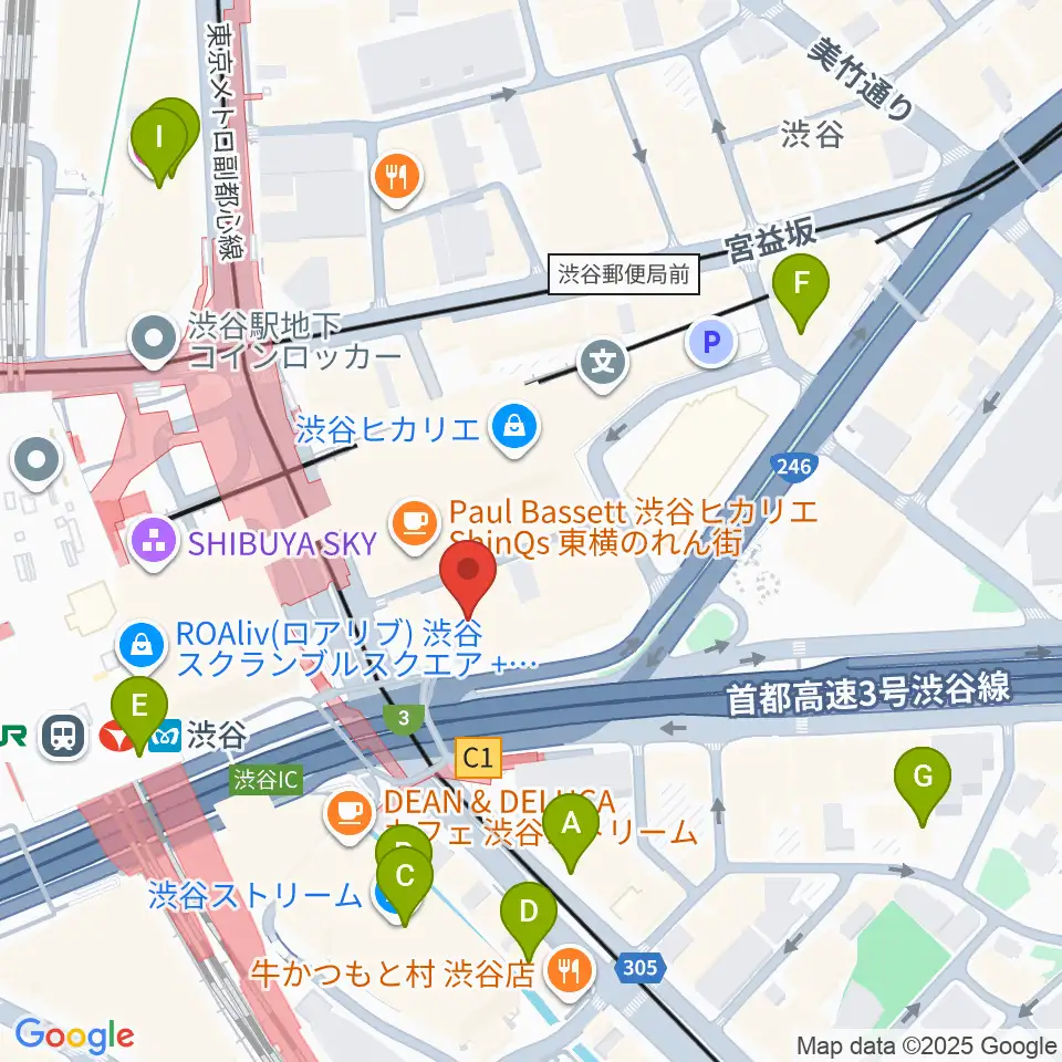 トート音楽院 渋谷校周辺のホテル一覧地図