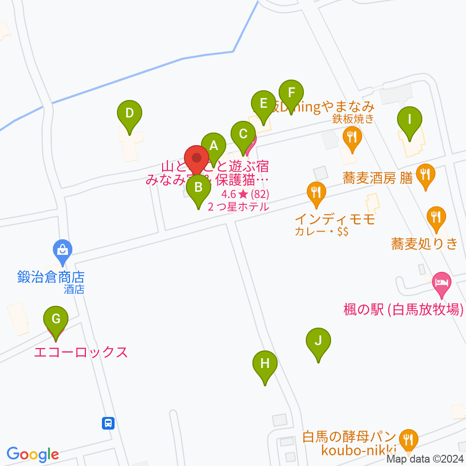 エルマージョ周辺のホテル一覧地図