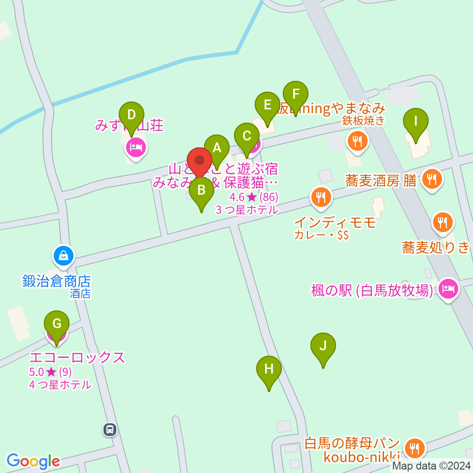 エルマージョ周辺のホテル一覧地図