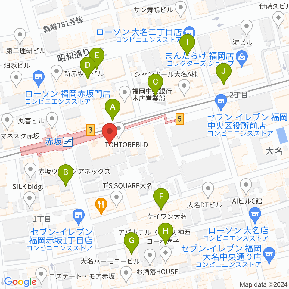 ENOTN Akasaka Studio周辺のホテル一覧地図