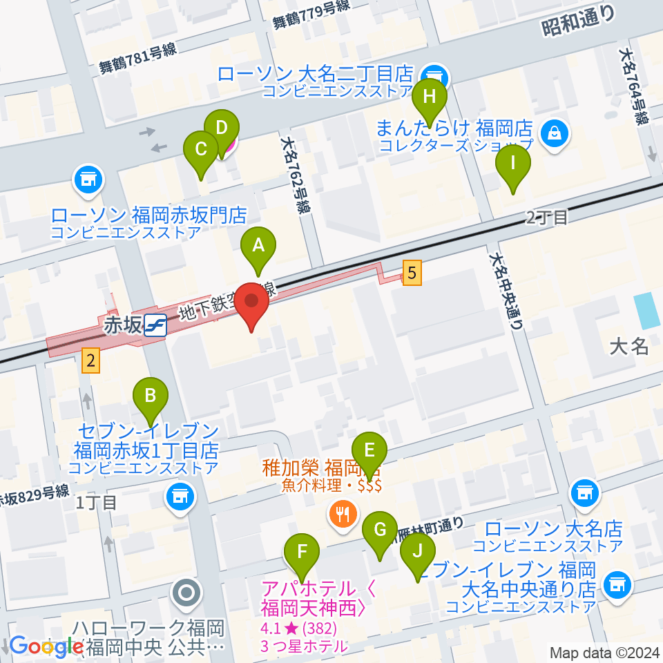 ENOTN Akasaka Studio周辺のホテル一覧地図