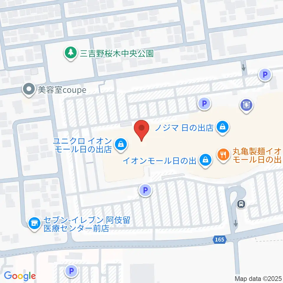 島村楽器 イオンモール日の出店周辺のホテル一覧地図