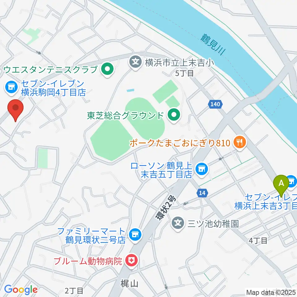 アオバ楽器 フレンド教室周辺のホテル一覧地図