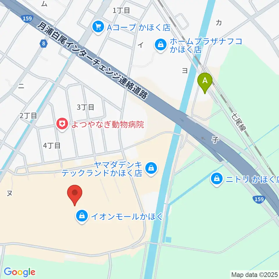 島村楽器 イオンモールかほく店周辺のホテル一覧地図