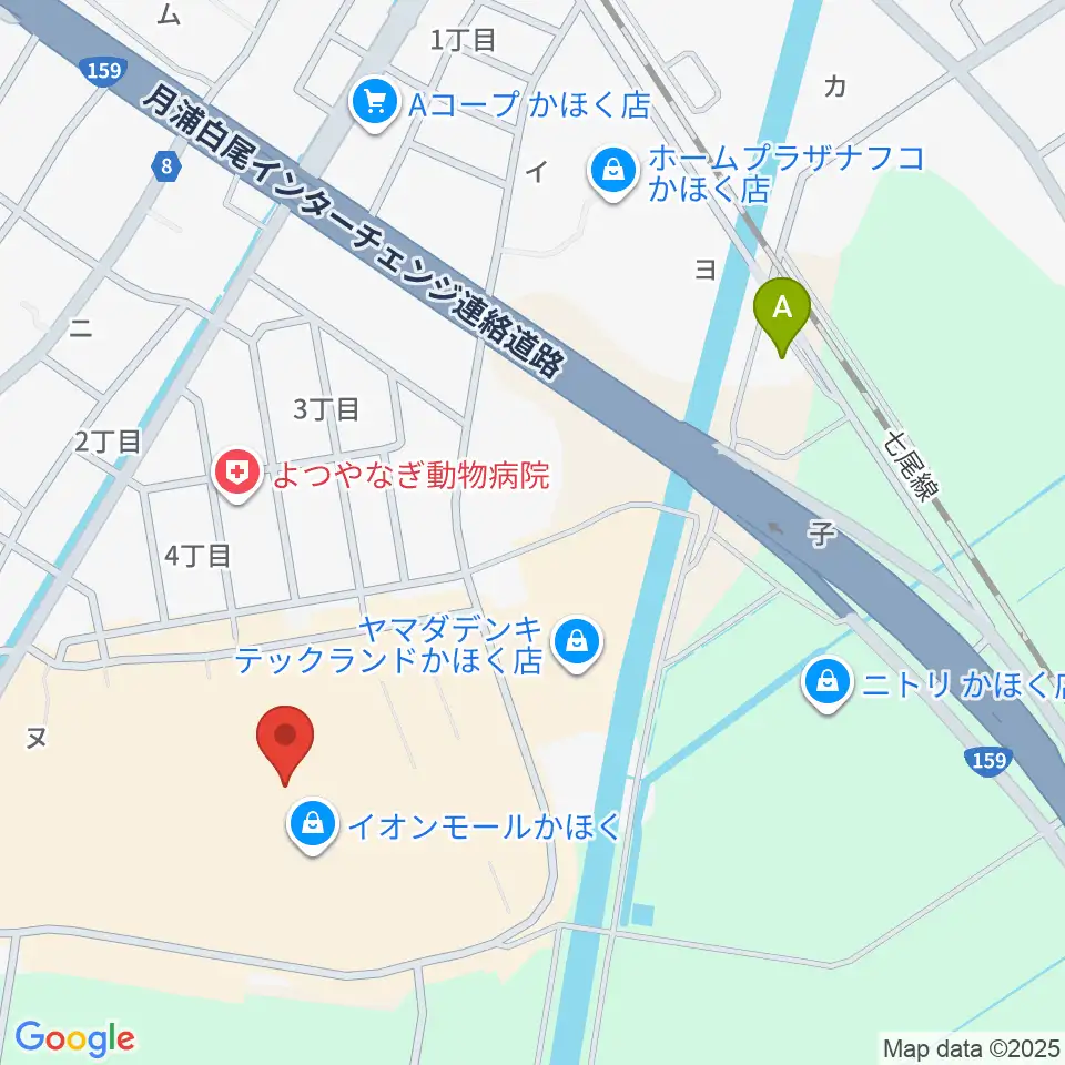 島村楽器 イオンモールかほく店周辺のホテル一覧地図