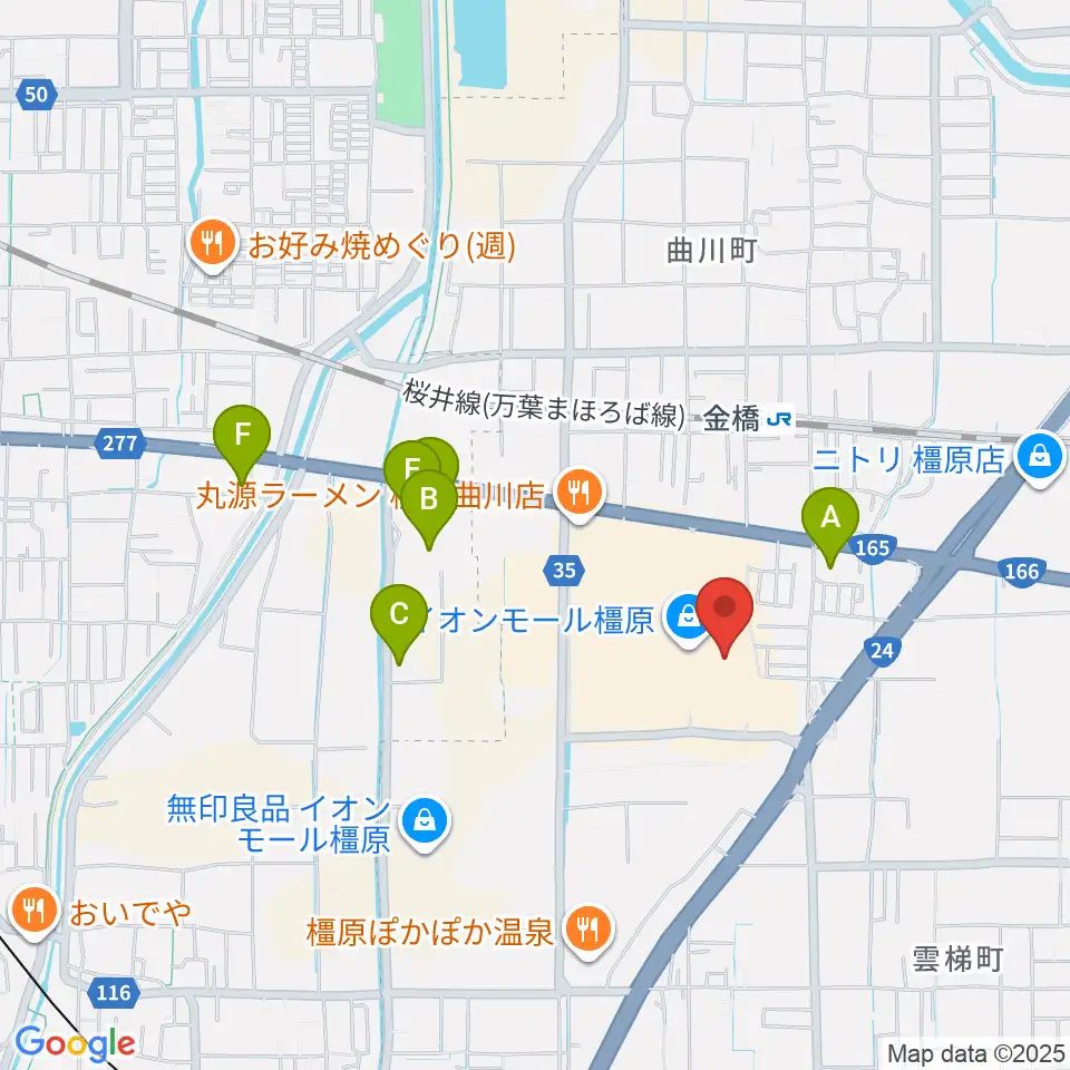 島村楽器 イオンモール橿原店周辺のホテル一覧地図