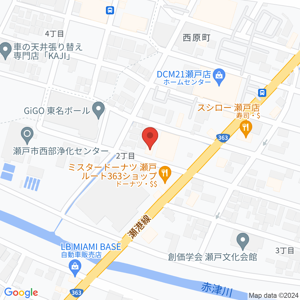 スタジオ・ミディ周辺のホテル一覧地図