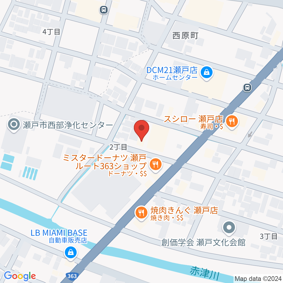 スタジオ・ミディ周辺のホテル一覧地図