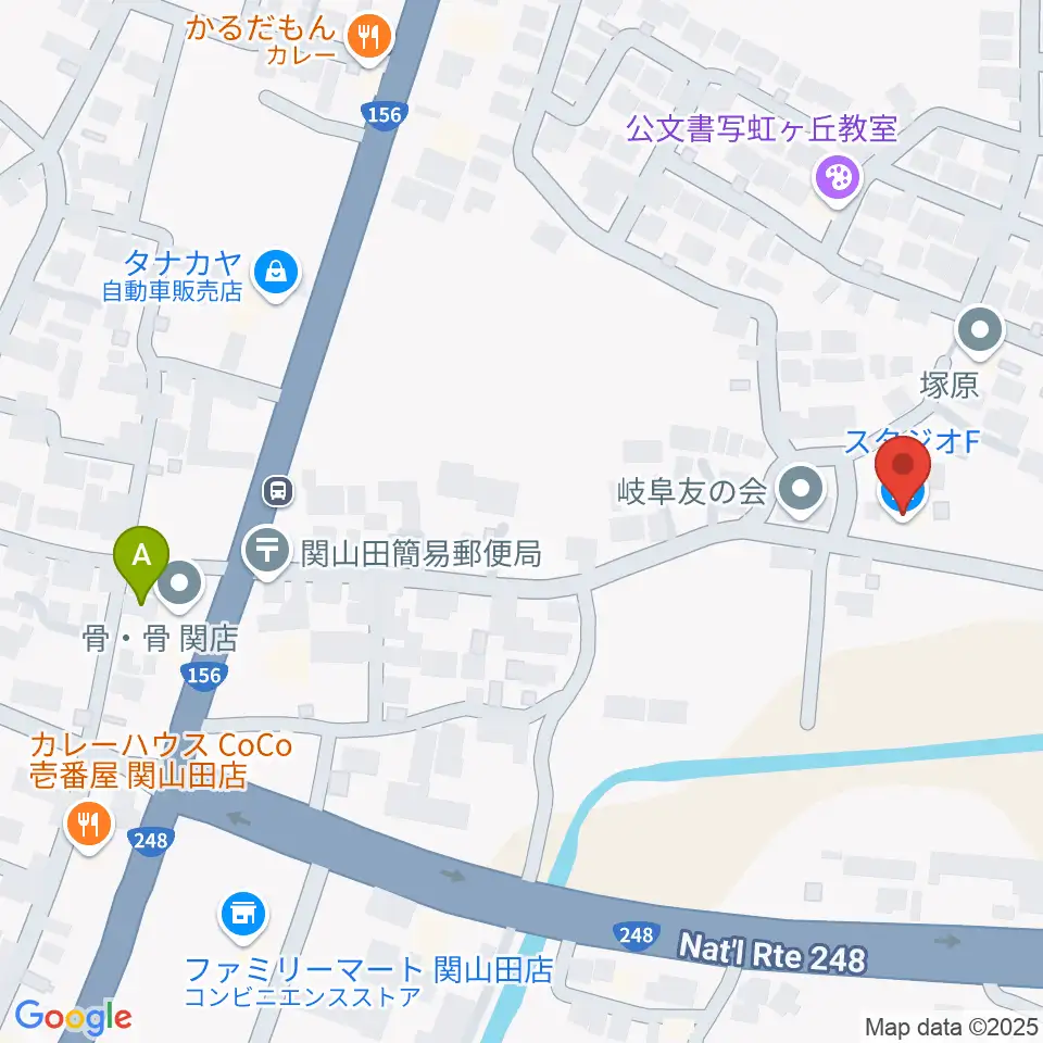 スタジオF周辺のホテル一覧地図