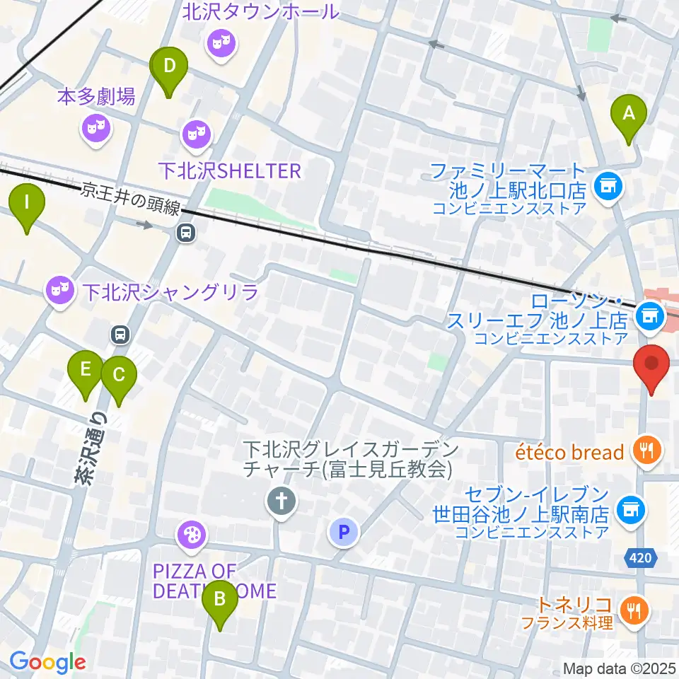 The Guitar Lounge周辺のホテル一覧地図