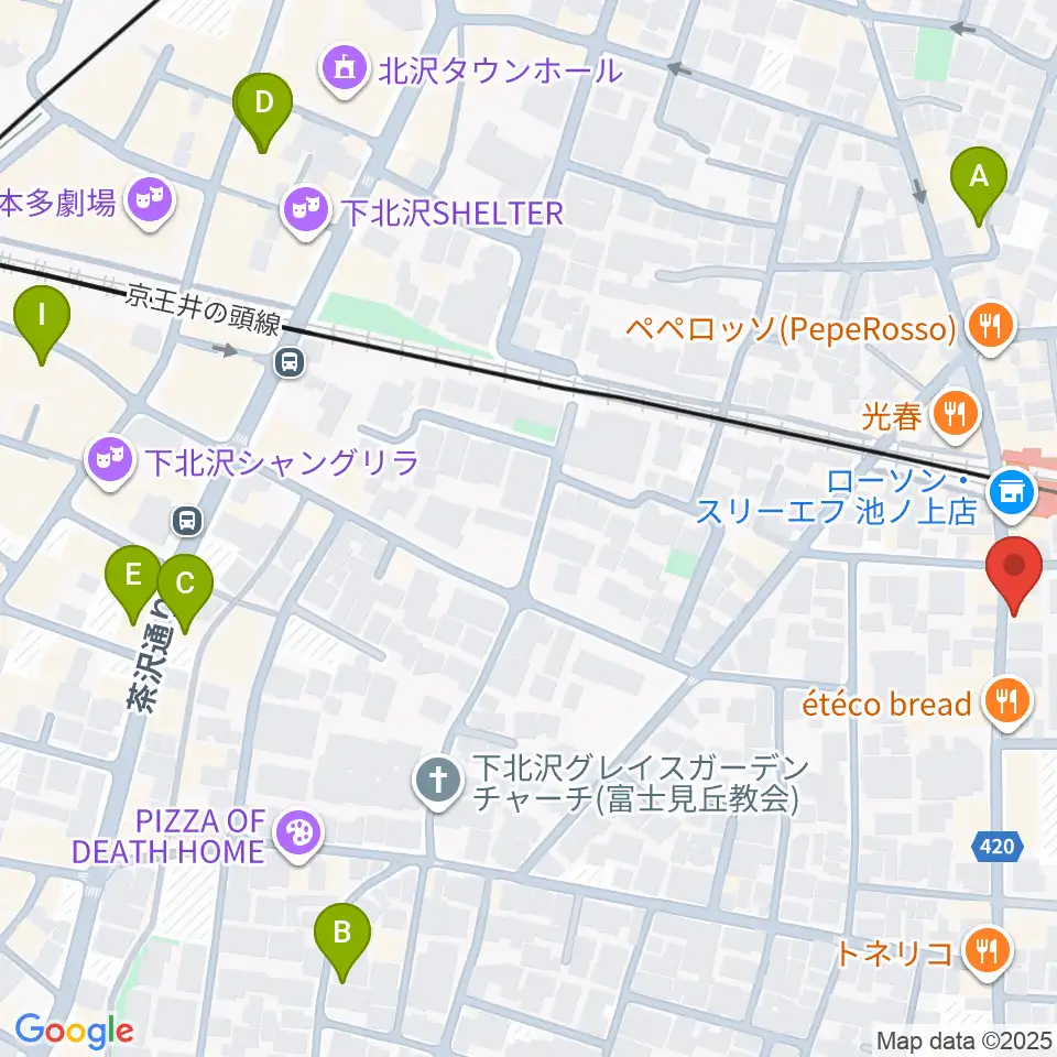 The Guitar Lounge周辺のホテル一覧地図