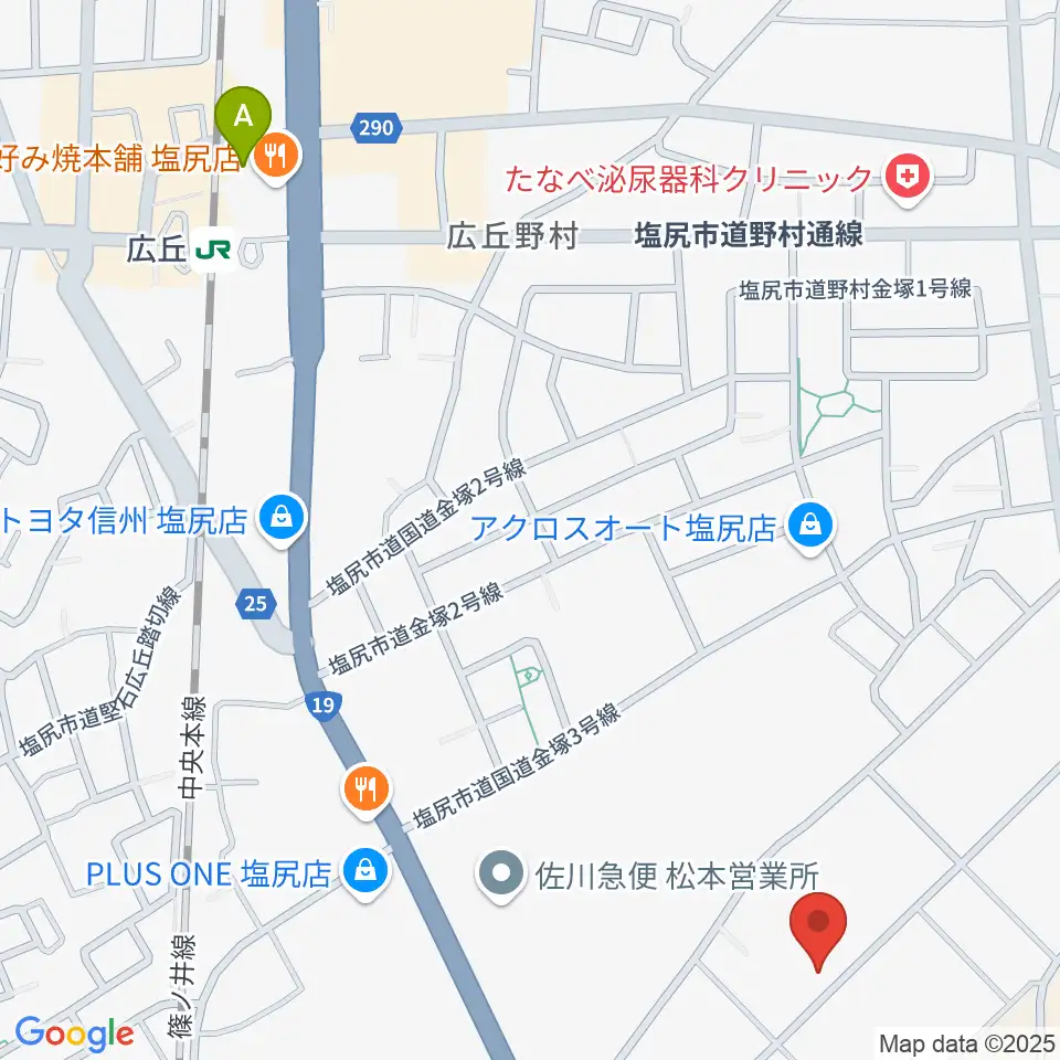 ティーズギター周辺のホテル一覧地図