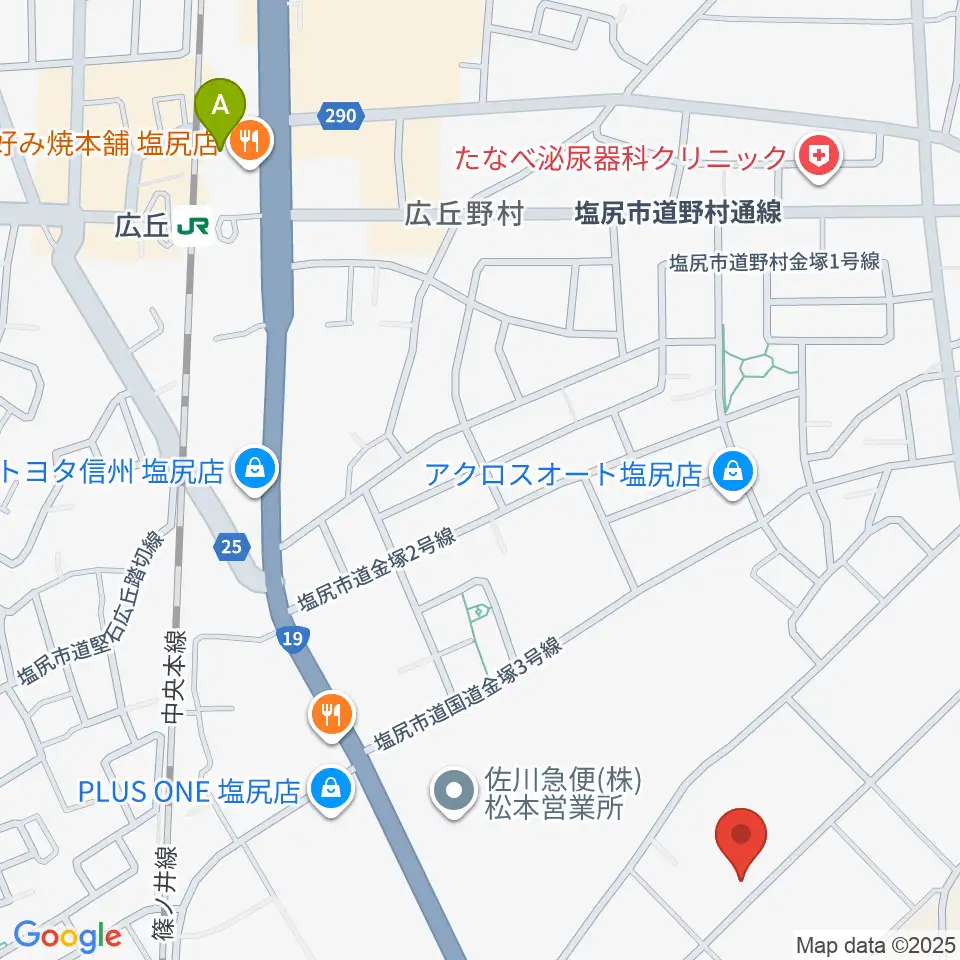 ティーズギター周辺のホテル一覧地図