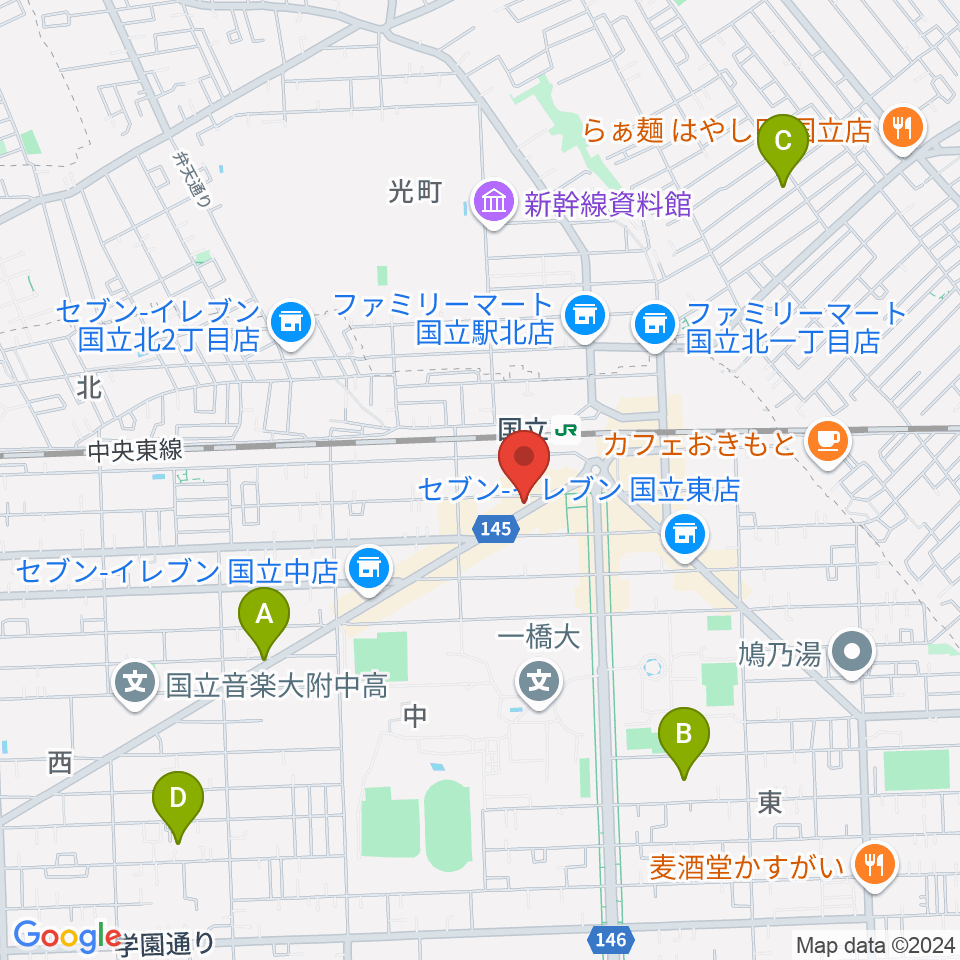 FAR EAST GUITARS周辺のホテル一覧地図