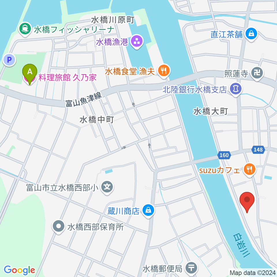 ギターショップHIRUYA周辺のホテル一覧地図