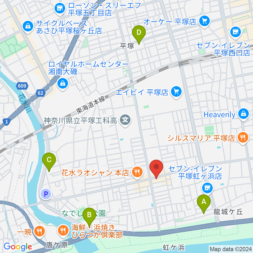 リアリーミュージック周辺のホテル一覧地図