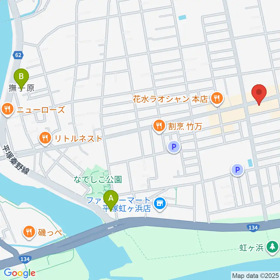 リアリーミュージック周辺のホテル一覧地図