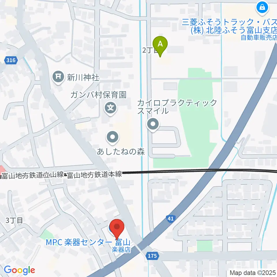 MPC楽器センター富山周辺のホテル一覧地図