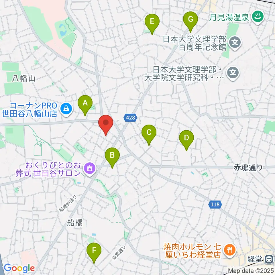 タッドポウルスタジオ Part2周辺のホテル一覧地図