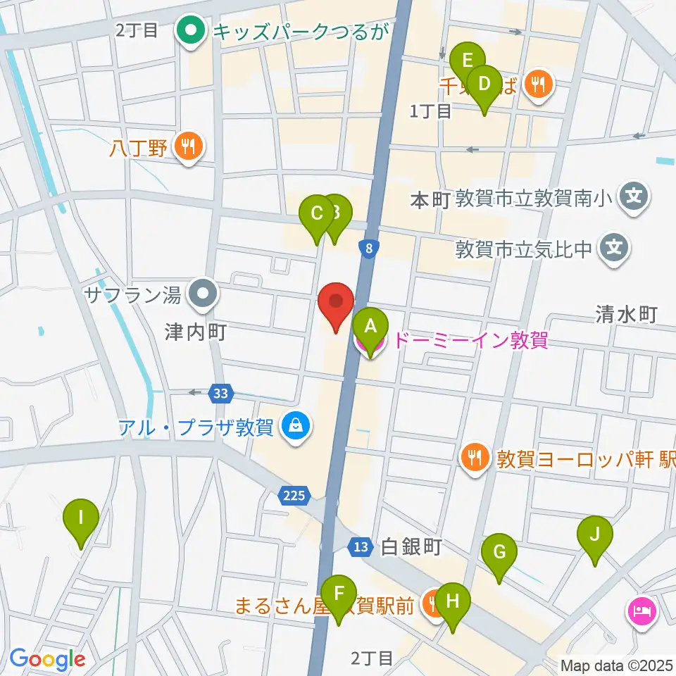 オーディオ渡辺周辺のホテル一覧地図