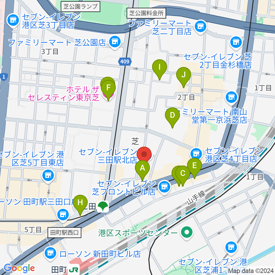 MIT STUDIO周辺のホテル一覧地図