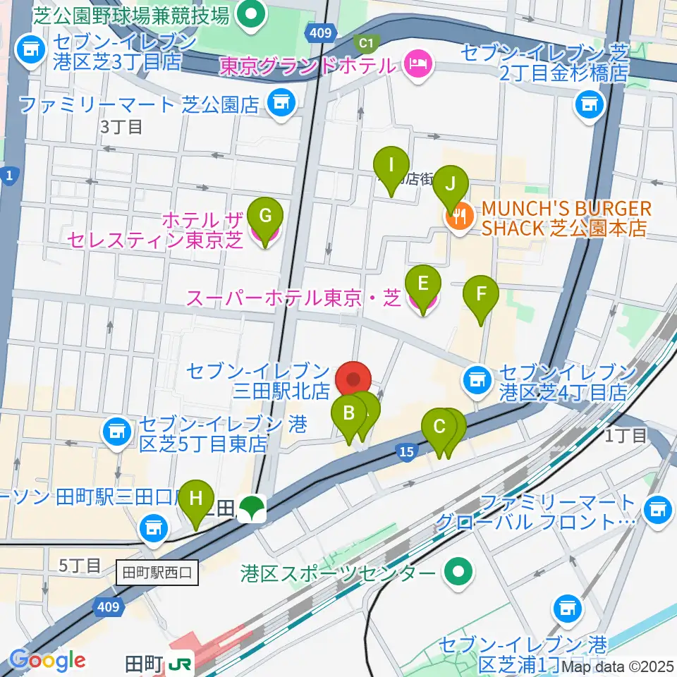 MIT STUDIO周辺のホテル一覧地図