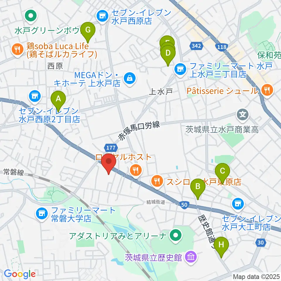 自由が丘スタヂオ周辺のホテル一覧地図