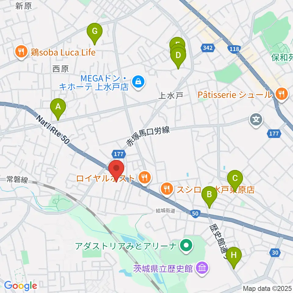 自由が丘スタヂオ周辺のホテル一覧地図