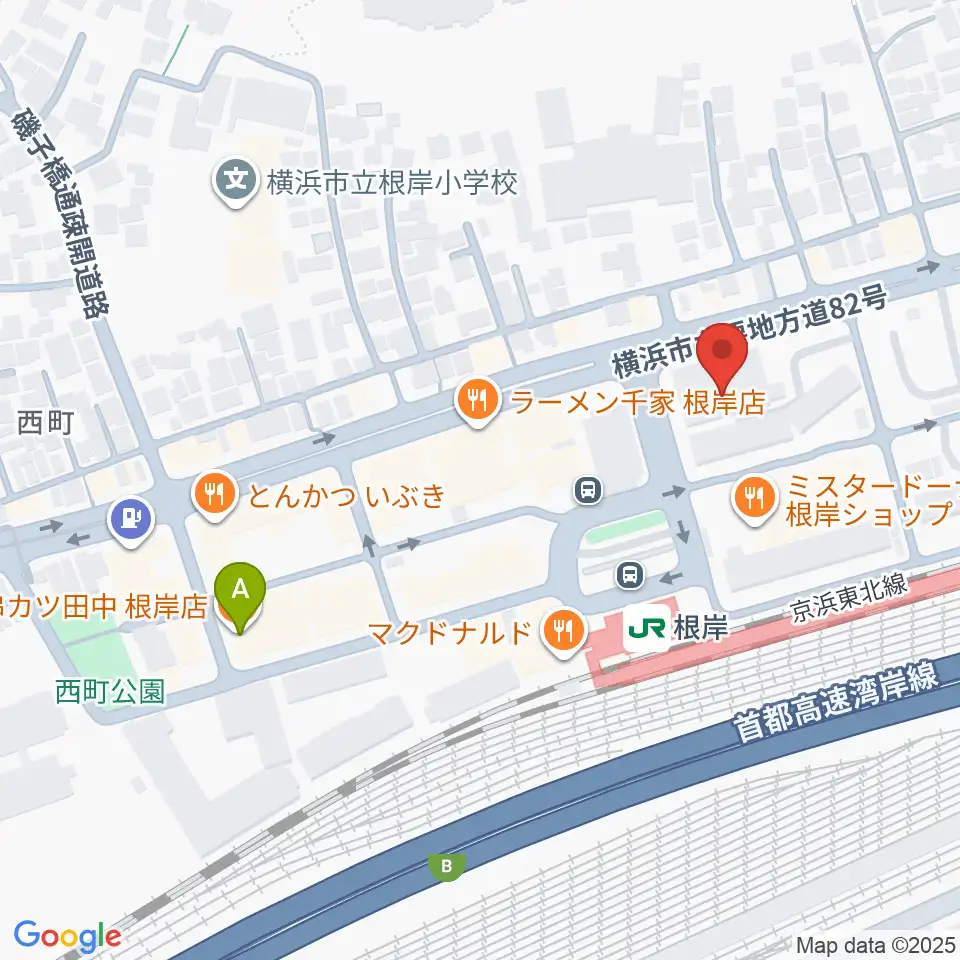 根岸センター ヤマハミュージック周辺のホテル一覧地図
