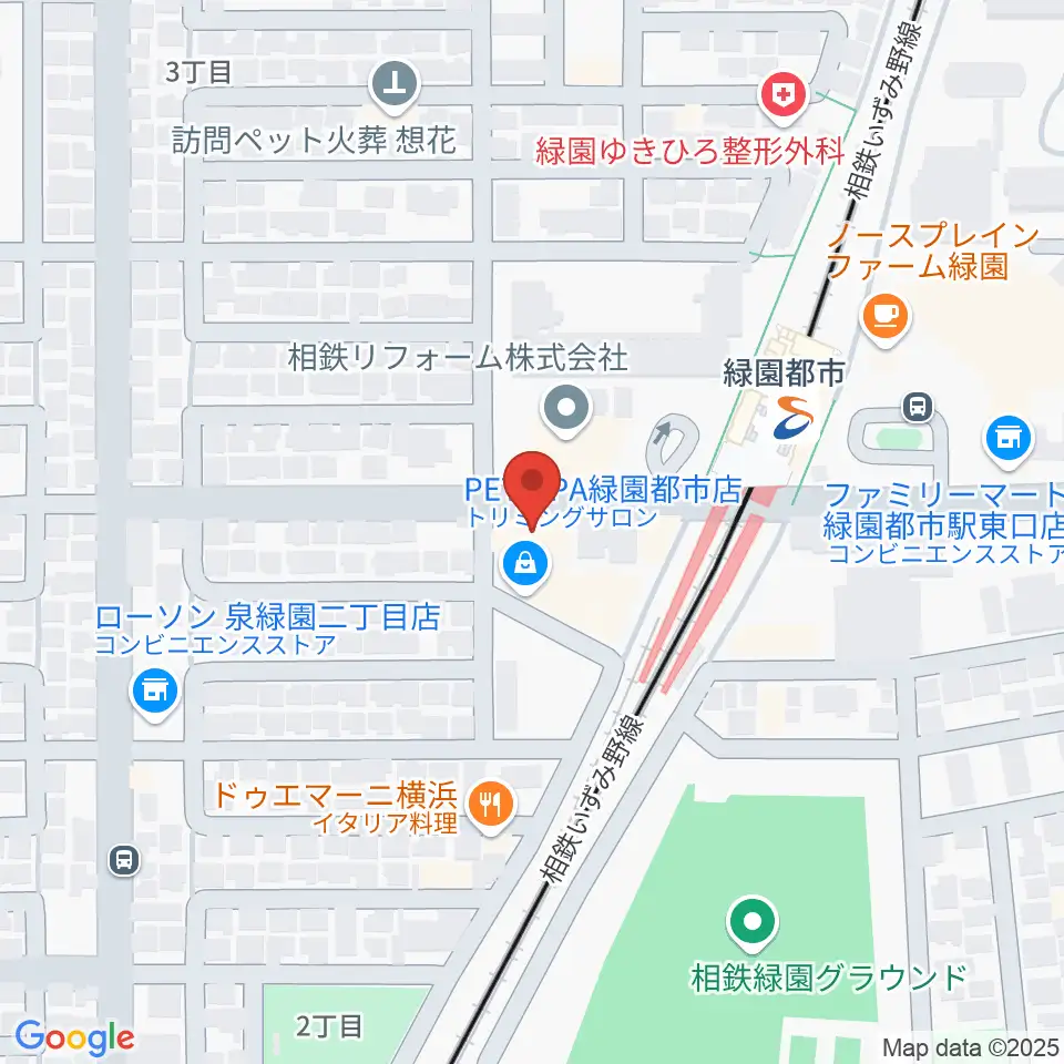 緑園都市センター ヤマハミュージック周辺のホテル一覧地図