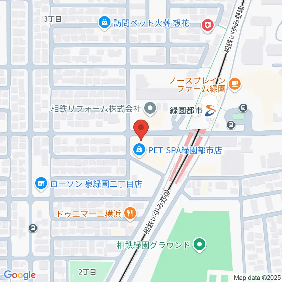 緑園都市センター ヤマハミュージック周辺のホテル一覧地図