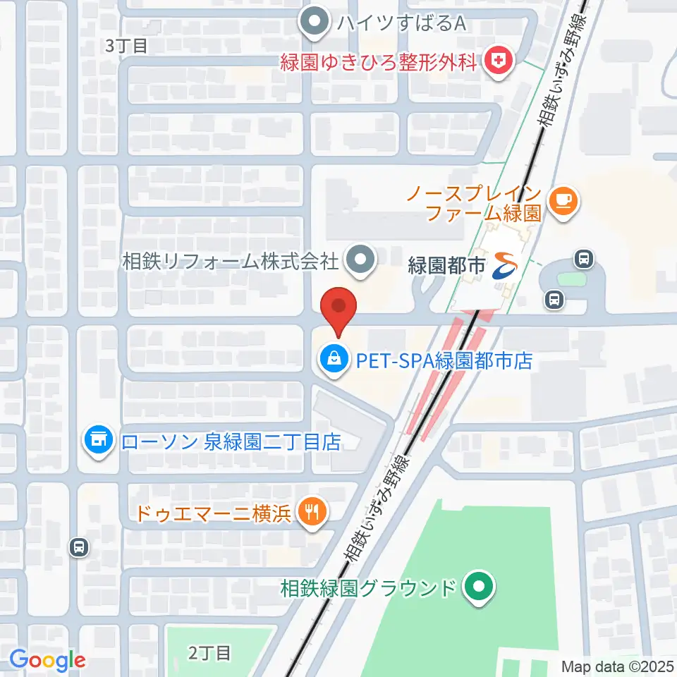 緑園都市センター ヤマハミュージック周辺のホテル一覧地図