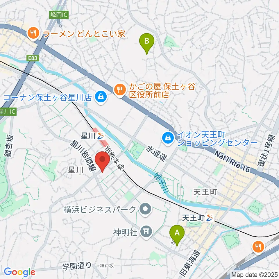 星川センター ヤマハミュージック周辺のホテル一覧地図