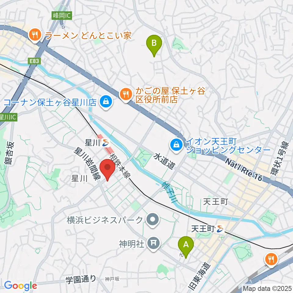 星川センター ヤマハミュージック周辺のホテル一覧地図