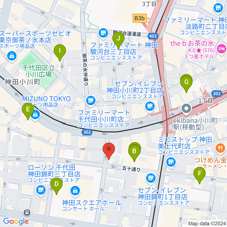 ESPテクニカルハウス周辺のホテル一覧地図