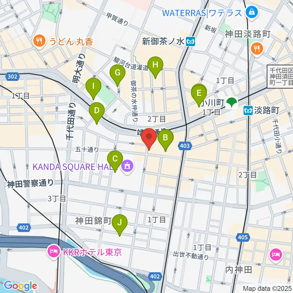 ESPテクニカルハウス周辺のホテル一覧地図