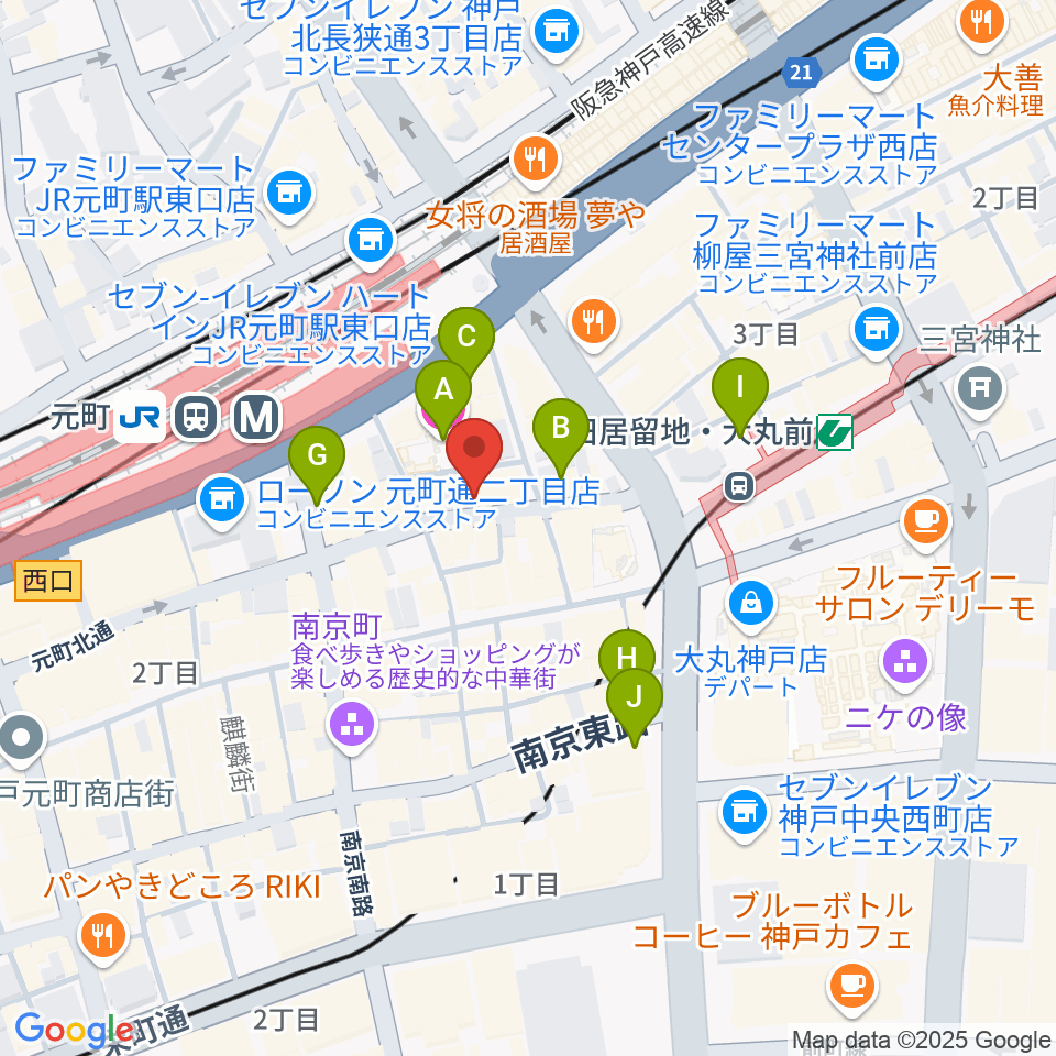 TONE BLUE周辺のホテル一覧地図