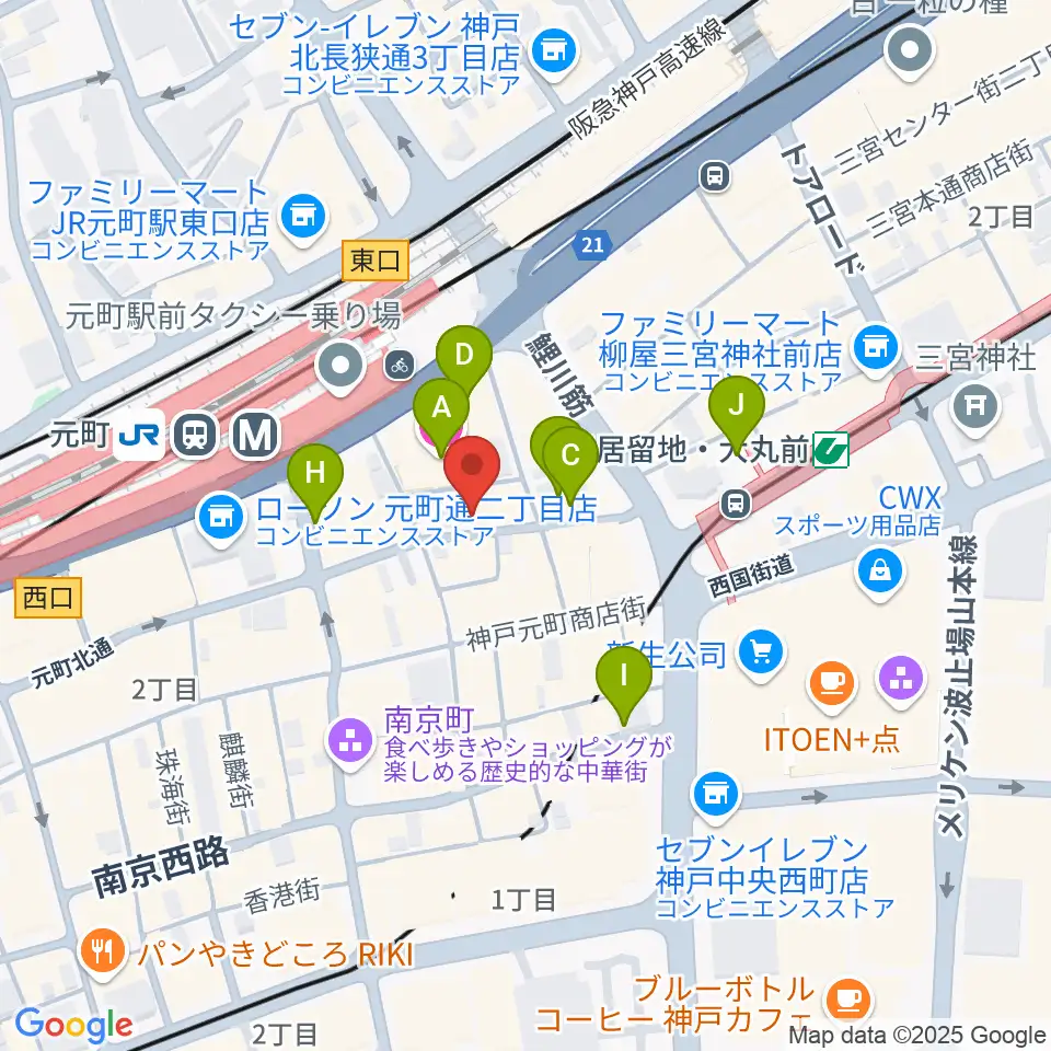 TONE BLUE周辺のホテル一覧地図