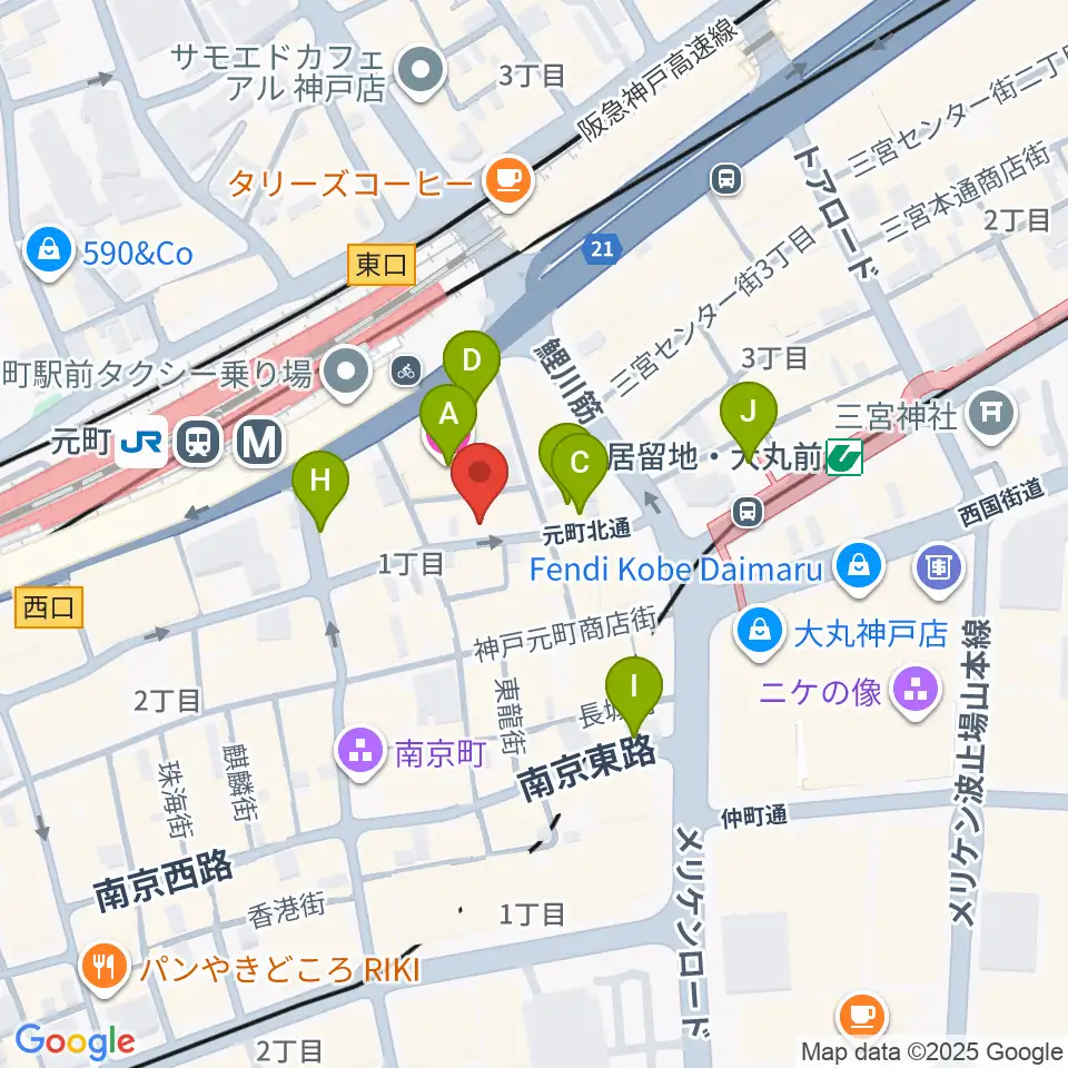 TONE BLUE周辺のホテル一覧地図