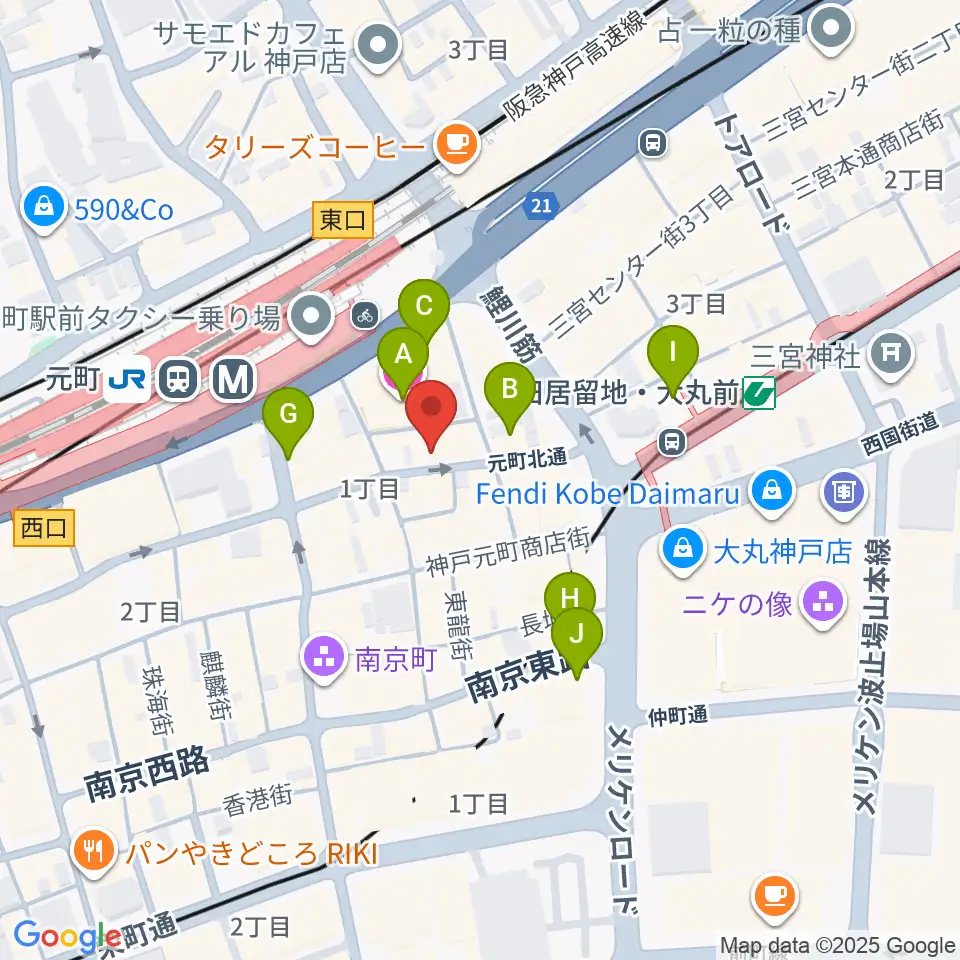 TONE BLUE周辺のホテル一覧地図